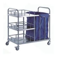 NT-C067 Stainless steel nursing feculence cart