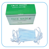 Disposable tie face mask