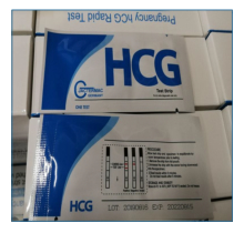 HCG PREGNANCY STRIPS TEST