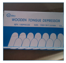 WOODEN TONGUE DEPRESSOR