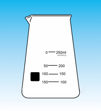 beaker conical with spout 1103 GG17